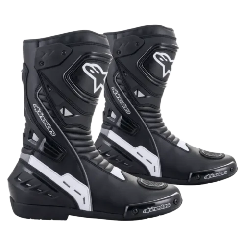 Мото ботуши Alpinestars – Черно-бели - MotoMan Shop